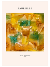 Klee Façade Brown Green - Art Print